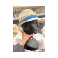 کلاه حصیری طرحدار